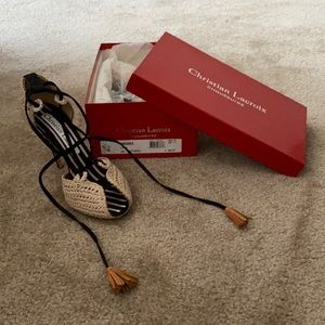 Christian Lacroix ankle tie